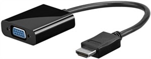 HDMI™/VGA-Adapter, vernickelt