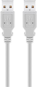 USB-A-Kabel, 1,8 m, grau