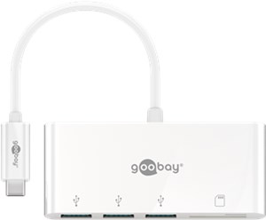 USB-C™ Multiport-Adapter auf 3x USB-A, Cardreader