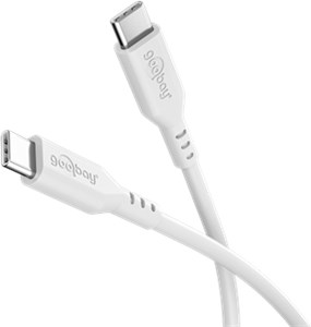 Kabel silikonowy USB-C™, 1,5 m, biały