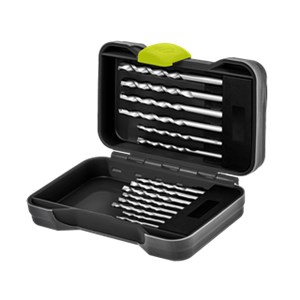 Zestaw wierteł do kamienia, 15-częściowy