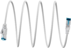 Ultraelastyczny CAT 6A kabel krosowy, S/FTP (PiMF), biały