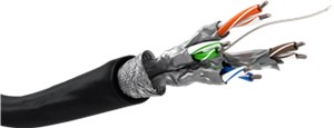 CAT 6 Outdoor Netzwerkkabel, S/FTP (PiMF), schwarz CAT 6 Outdoor Netzwerkkabel, S/FTP (PiMF), schwarz