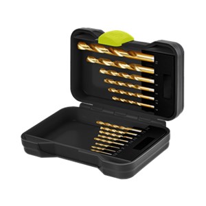 Zestaw wierteł do metalu HSS, 15-częściowy