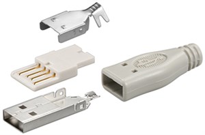 USB-A-Stecker, Lötversion