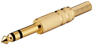 Wtyk jack 6,35mm (stereo)