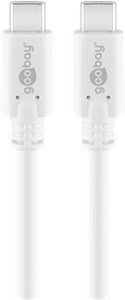 USB-C™-Kabel, 0,5 m, weiß
