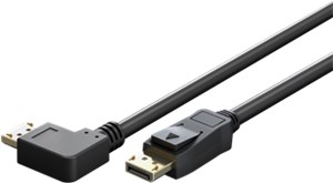 Kabel DisplayPort™ 2.0/2.1 Pod kątem