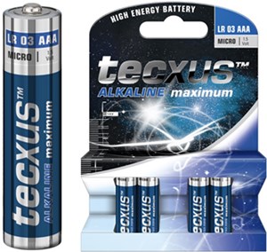 LR03/AAA (Micro) bateria, 4 szt. w blistrze