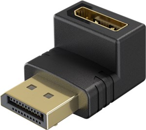 Adapter DisplayPort™ kątowy 90° w dół