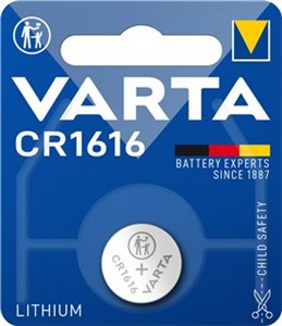 CR1616 (6616) bateria, 1 szt. w blistrze