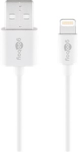 Cavo di ricarica e sincronizzazione USB Lightning, 3 m, bianco