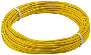 Filo di rame isolato, 10 m, giallo