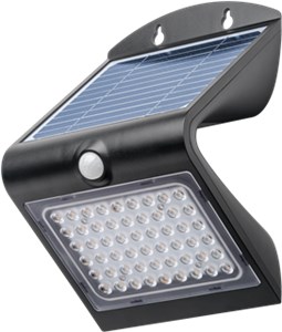Solarny kinkiet LED z czujnikiem ruchu, 4 W
