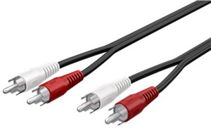 Stereofoniczny kabel połączeniowy 2x RCA