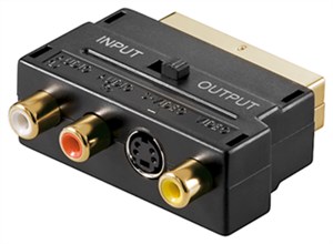 Scart Adapter (IN/OUT) pozłacane