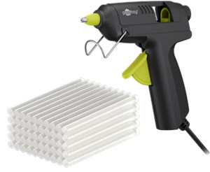 Pistolet do klejenia na gorąco Advanced 20 W, w zestawie 50 sztyftów kleju
