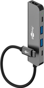 Slim 5-Port USB-Hub mit HDMI™, 5 Gbit/s