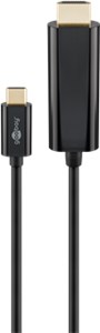 USB-C™-auf-HDMI™-Kabel, 1,8 m, schwarz