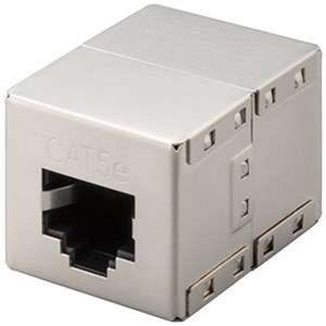 Raccord Modulaire RJ45, CAT 5e, boîtier métallique