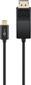 USB-C™-auf-DisplayPort™-Kabel, 1,2 m, schwarz