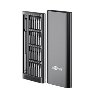 Zestaw śrubokrętów z 24-częściowym zestawem precyzyjnych końcówek