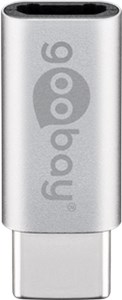 USB-Adapter Micro-USB auf USB-C™, silber