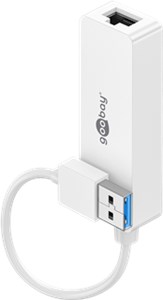 USB-A-Ethernet-Adapter, weiß